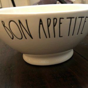 Rae Dunn Magenta Bowl “Bon Appetite” New